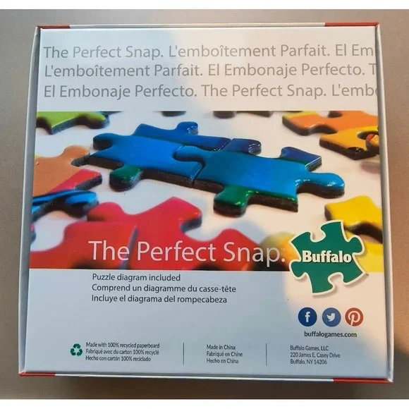 Disney Pandora 1000pc & Buffalo Earthpix Giraffe 500pc Jigsaw Puzzle Bundle - Picture 6 of 7